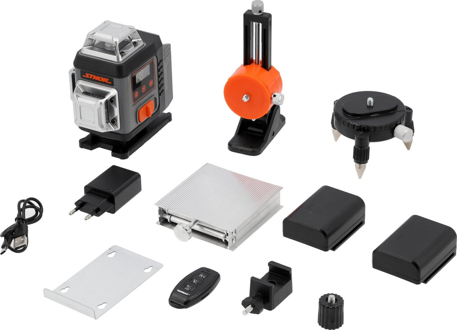 TRIZERATOP Groene laser met 16 lijnen en 4D, inclusief accessoires