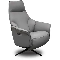 Sessel Malaga Leder Grau