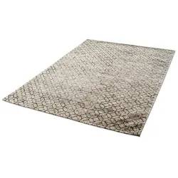Vintage Teppich Namon 200 x 290 cm Mischgewebe Grau, Grün Grau /