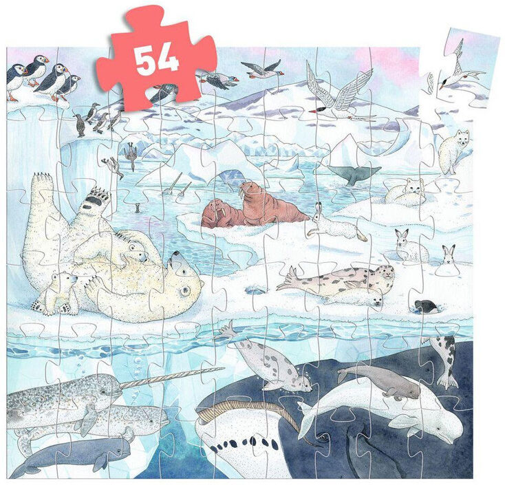 Puzzle Douceur polaire 54 pcs - Djeco