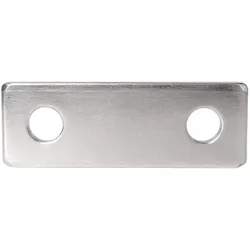 Gegenplatte für Quadratrohrbügel verzinkter Stahl - für Lichteweite: 32mm