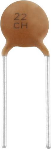 TRU Components TC-K22PF500V Keramik-Kondensator THT 22pF 500V 5%