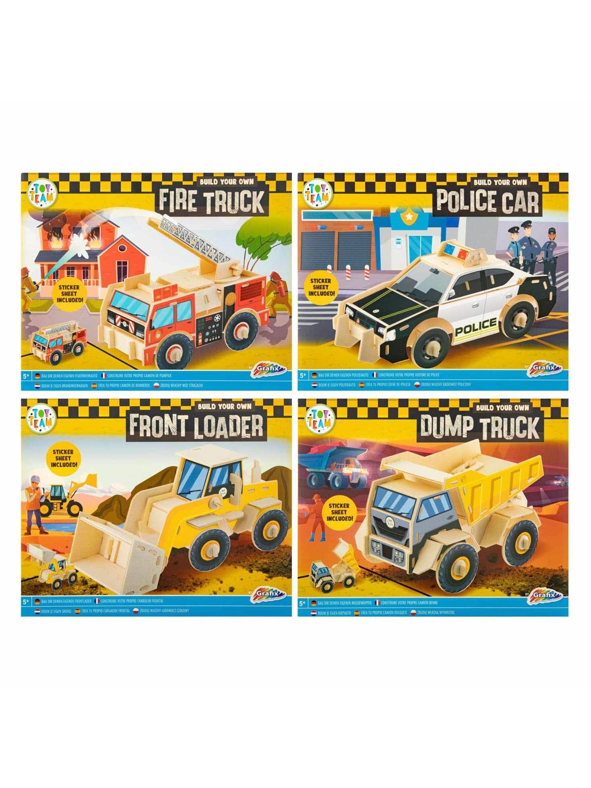 Creative Craft Group Build your own Wooden 3D Vehicle (Assorted)