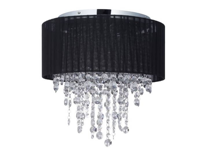 Relaxdays Deckenlampe Organza Kristall