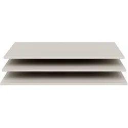 Einlegebodenset Pure 3-tlg. Hellgrau