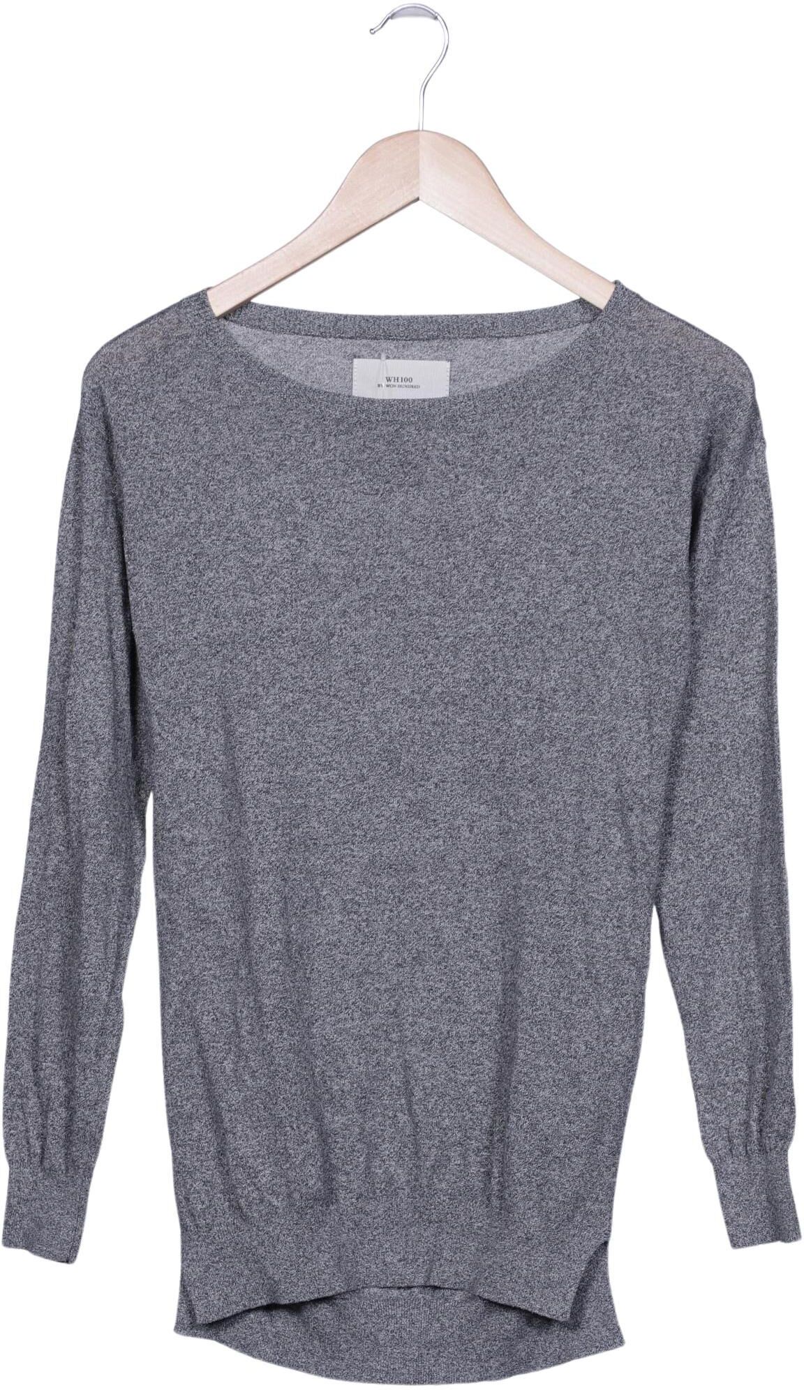 Won Hundred Damen Pullover, Grau, Gr. XS, Baumwolle / Synthetik - Second Hand