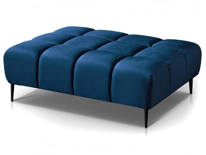 Beautysofa Sitzhocker Vanessa Die Lieferung beinhaltet Beiträge zur Wohnung (im modernes Design, XXL), Steppungen in der Sitzfläche, 131x97 cm