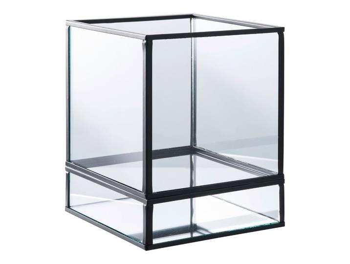 Windlicht Hurricane Candle Holder Schwarz