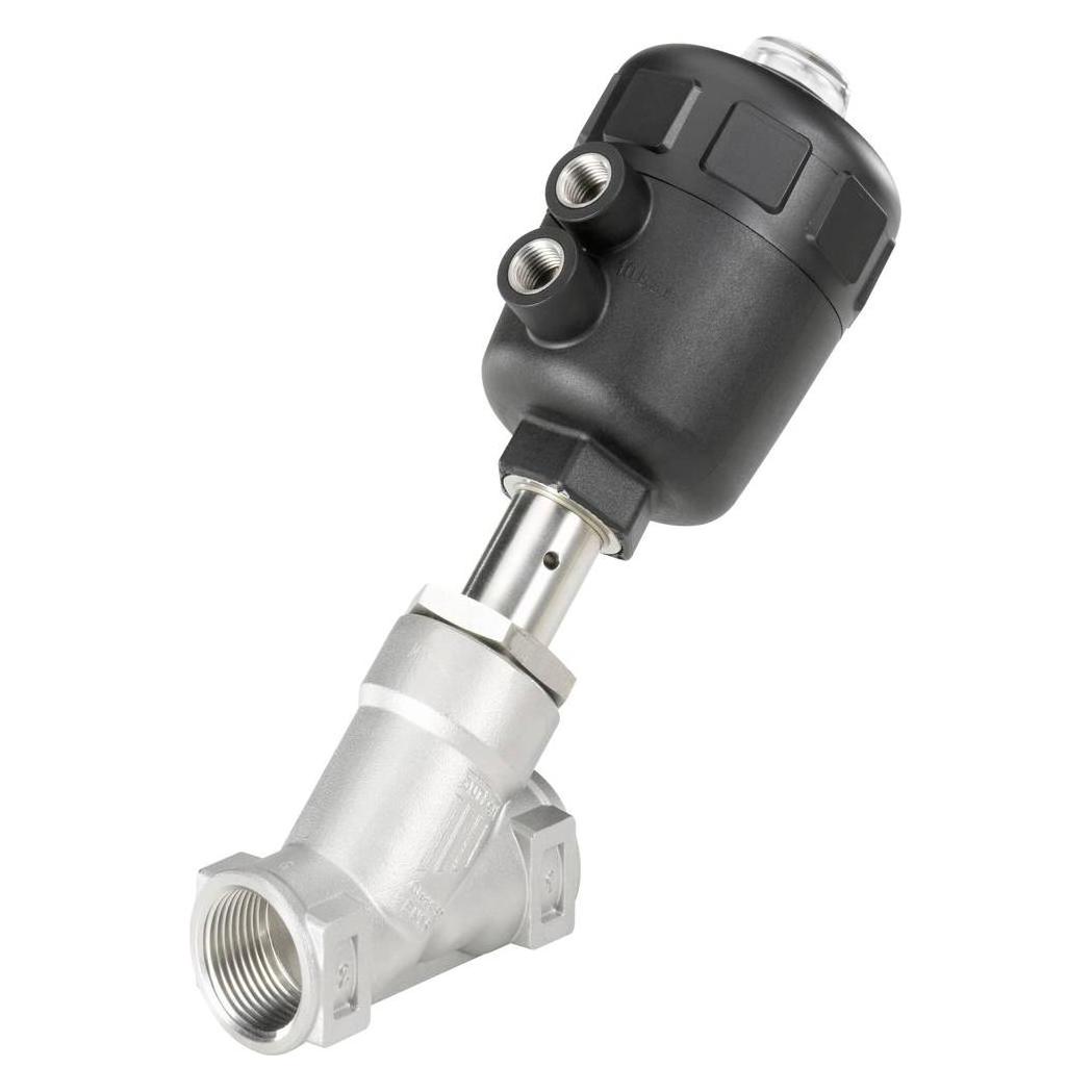 Bürkert 3/4" SS Angle Valve,0-16 bar, for Liquid (178664)