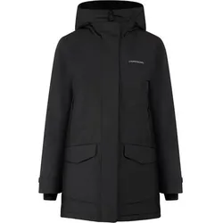 DIDRIKSONS Damen Mantel FRIDA WNS PARKA 7, Größe 34 in Schwarz Schwarz