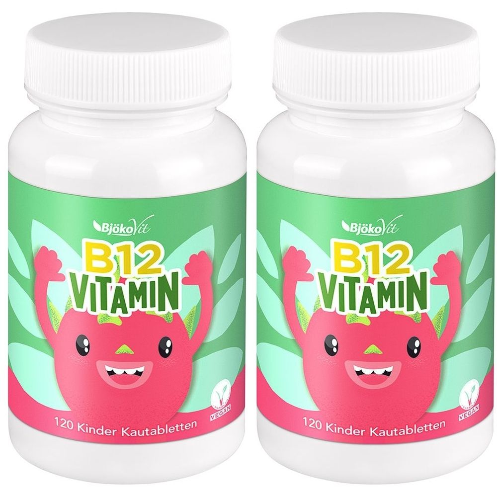 2x Vitamin B12 Kinder Kautabletten vegan 2x120 St