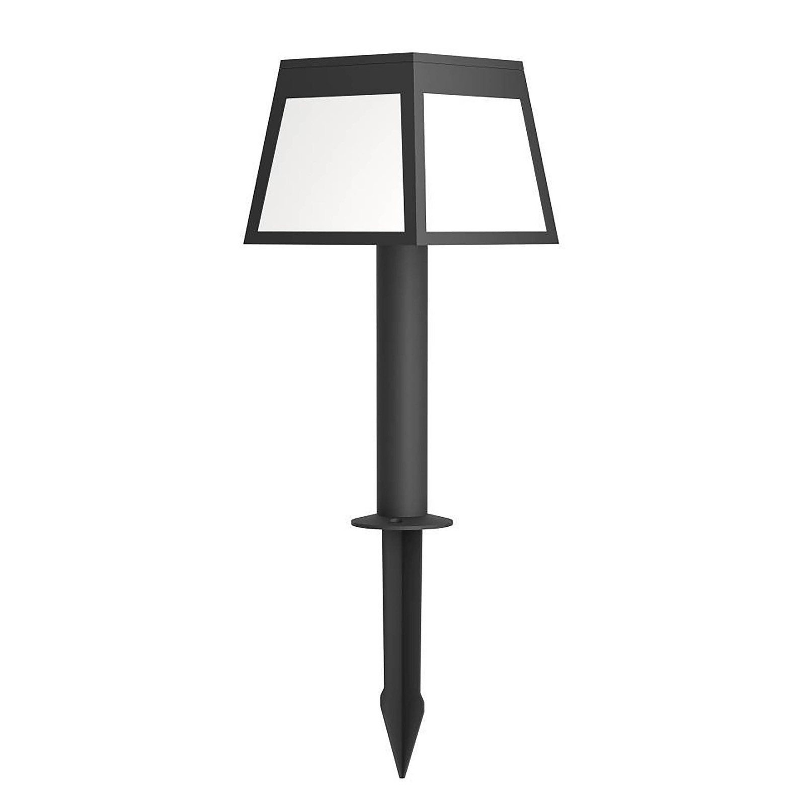 Eglo Solar LED tuinlamp met bewegingssensor zwart Hoogte: 56 cm