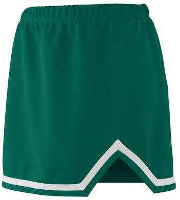 Augusta Sportswear 9126 Athletic Girls Energy Skirt in Dark Green/White size Medium   Polyester