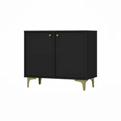KOMMODE TORINO 84/72/41 cm mit 2 Türen Graphitfarben