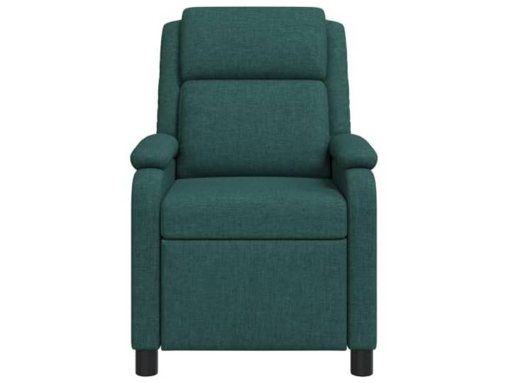 Recliner Sessel Dunkelgrün mit Stoff, Verstellbar 115-160 Grad, Metall Einstellbarer Winkel, stabiler Rahmen, Schaumstoff und Faser, 100% Polyester, leichte Reinigung, moderner Stil