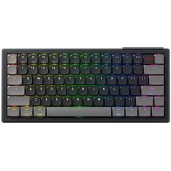 Cherry MX RGB Red-Tastenschalter (US, Kabelgebunden, Kabellos), Tastatur, Schwarz