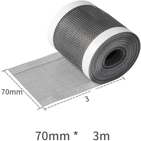 INF Joint d'évacuation de sol auto-adhésif, rouleau de 120 mm x 4 m avec grattoir
