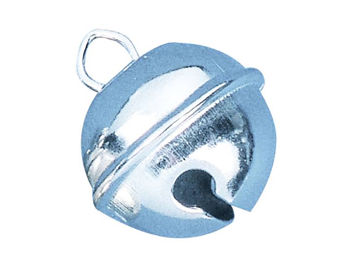 Rayher Deko-Metallglöckchen Kugelförmig 2.4 cm 4 Stück