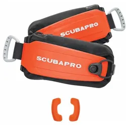 Scubapro - Hydros Pro 2 - Monorail-Bleitaschen-Set - Größe: Standard - Farbe: Orange