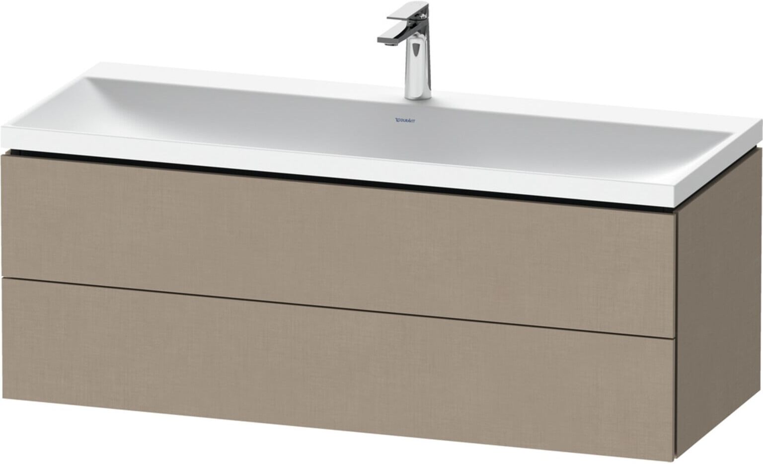 Duravit Möbel-Set L-Cube 120x48x48cm, m Hahnl., lei, 2 Schub. (LC6953O75750000)