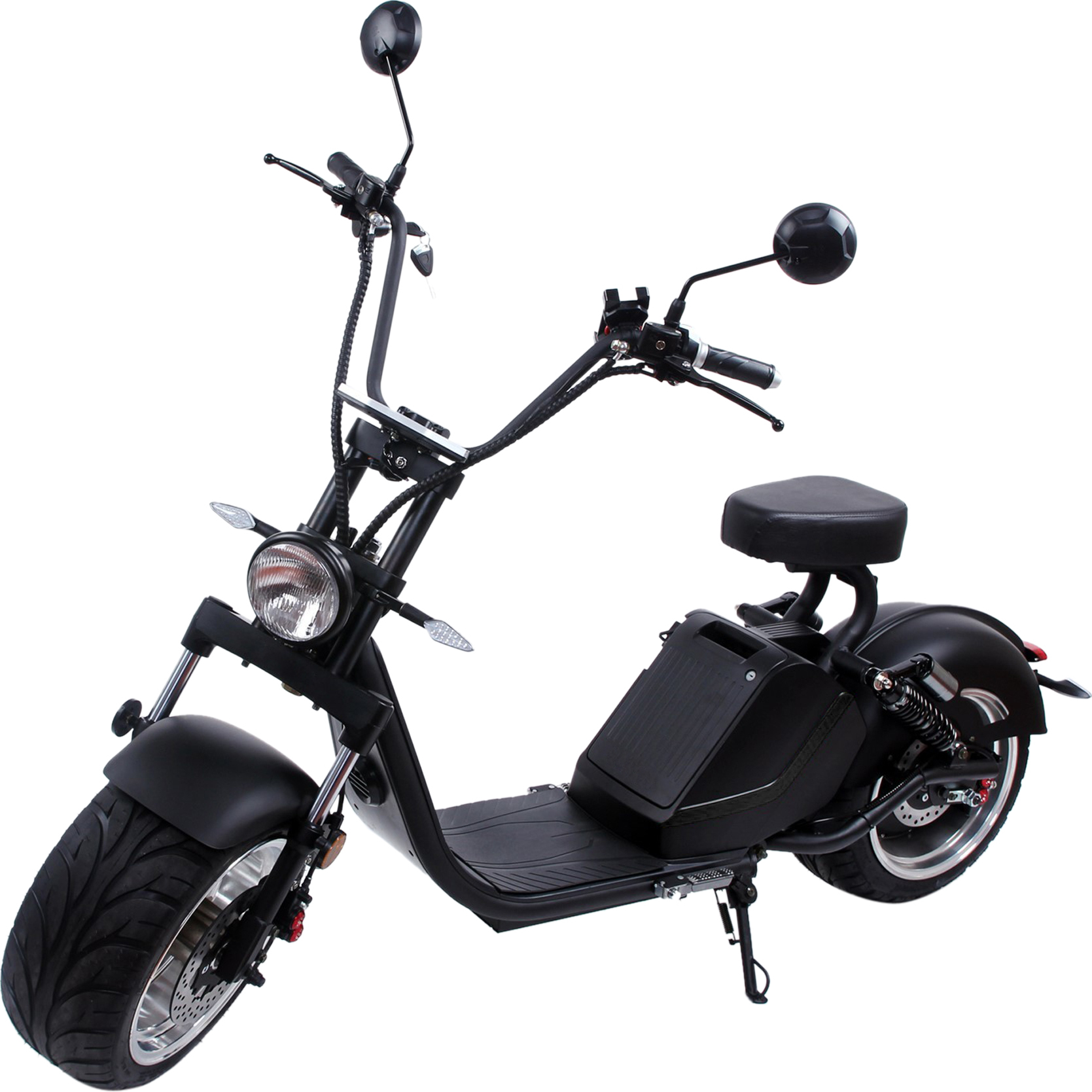 Elektro Chopper HL 3.0, E-Roller 45 km/h, 20Ah Lithium-Akku, Elektroroller 2000 Watt, 50km Reichweiter, E-Roller, Roller