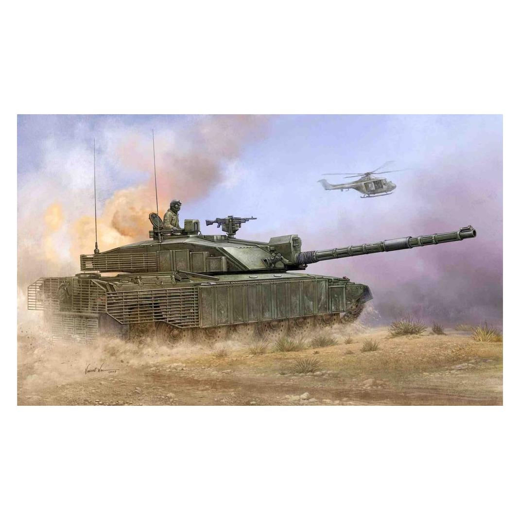 Trumpeter British Challenger2 with Anti-Heat Fence (01522)