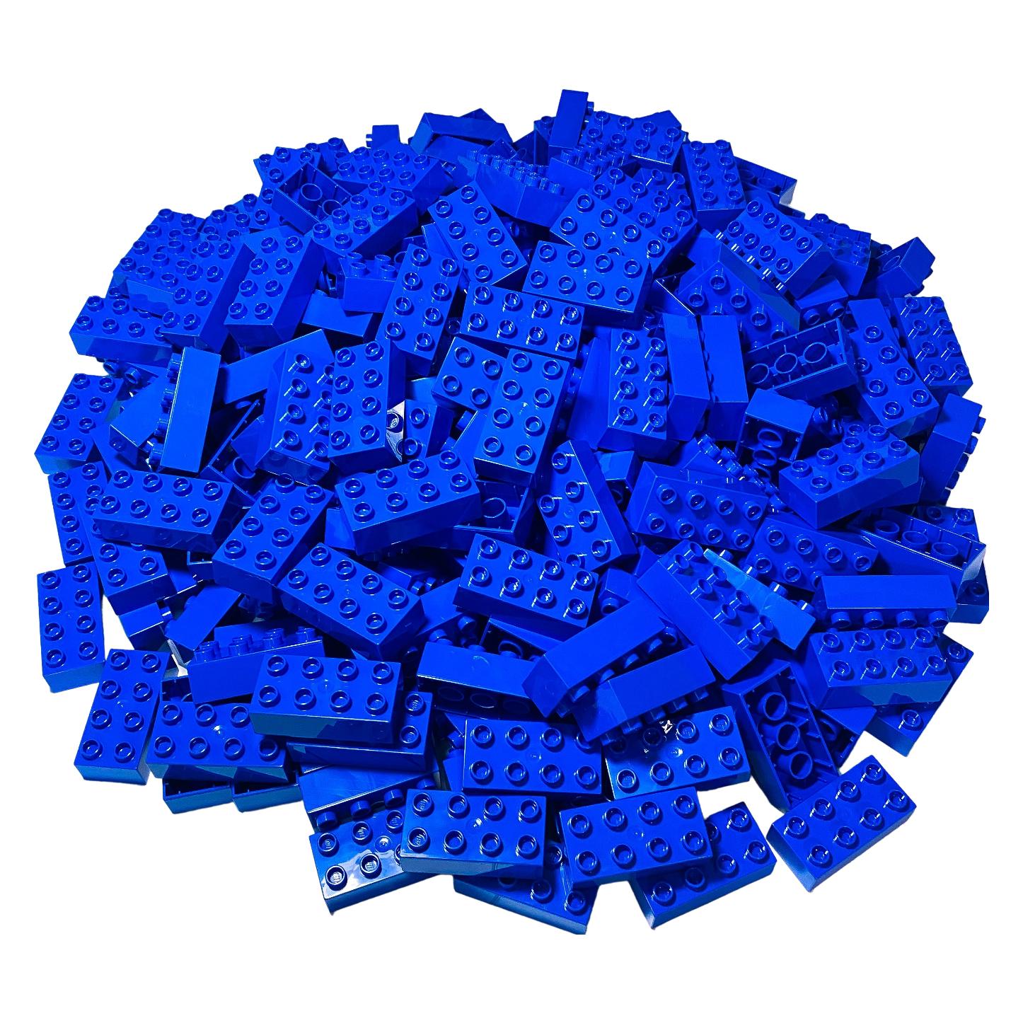 LEGO Duplo 2x4 Steine Blau - 100 Stück - Grundbausteine 3011 NEU (3011) (3011)