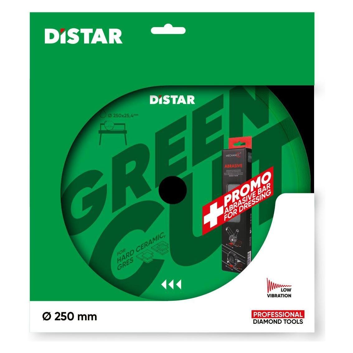 Distar Diamentowa tarcza do gresu 1A1R 250x25,4 Green Cut (Ersatzklinge) (52763013)