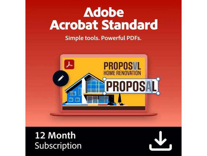 Adobe Acrobat Standard DC 1 Jaar - Digitaal