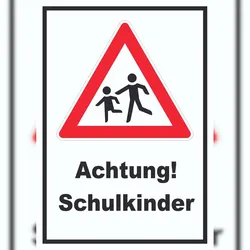 HB-Druck Achtung Schulkinder Schild A3 (297x420mm)