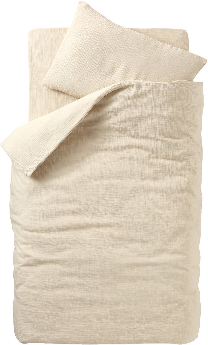Vertbaudet Babyset dekbedovertrek en kussensloop van biologisch katoenen gaas, 40x60 cm