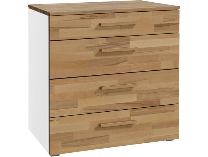 Hasena Kommode Sipi Natur, Weiss Kernbuche, MDF B 90 H 86 cm
