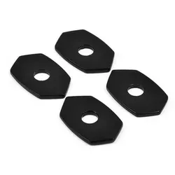 HIGHSIDER smart Montageplatten Indy Spacer Schwarz