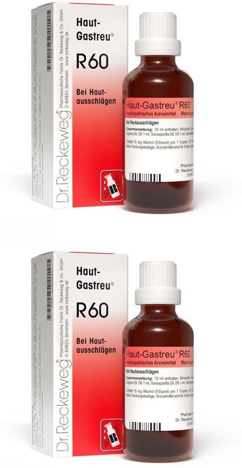 Dr. Reckeweg Haut-Gastreu R60 Mischung 2x 2x22 ml