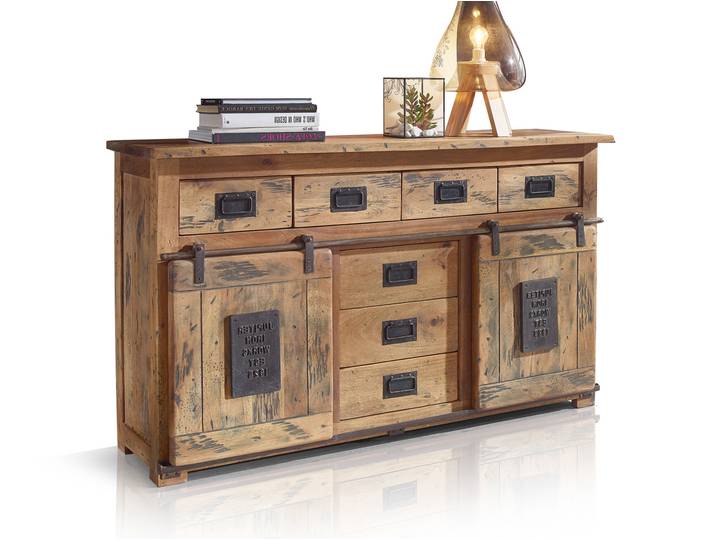 BRISTOL Sideboard III, Material Massivholz, Mango rustikal
