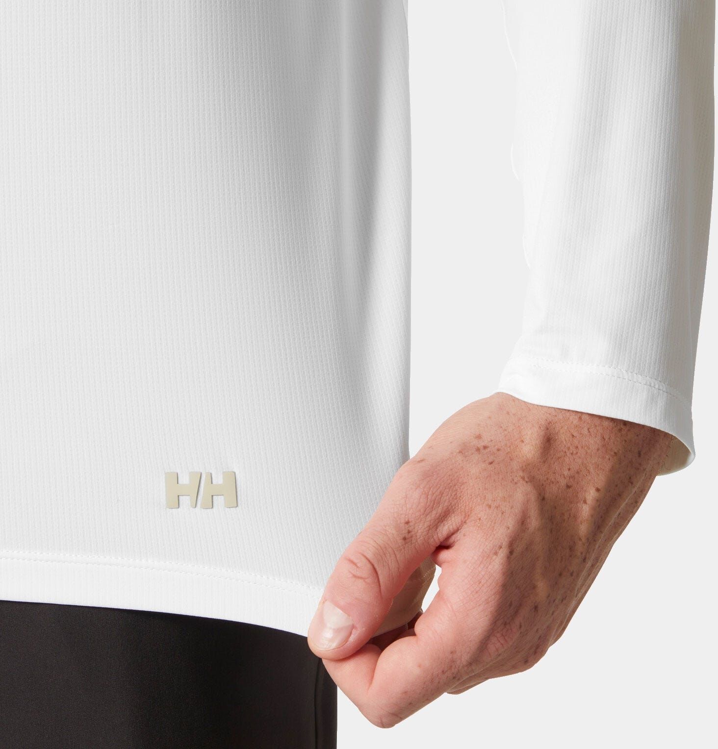 Helly Hansen Men's Shine Long Sleeve Crew - White/Cream - 2XL