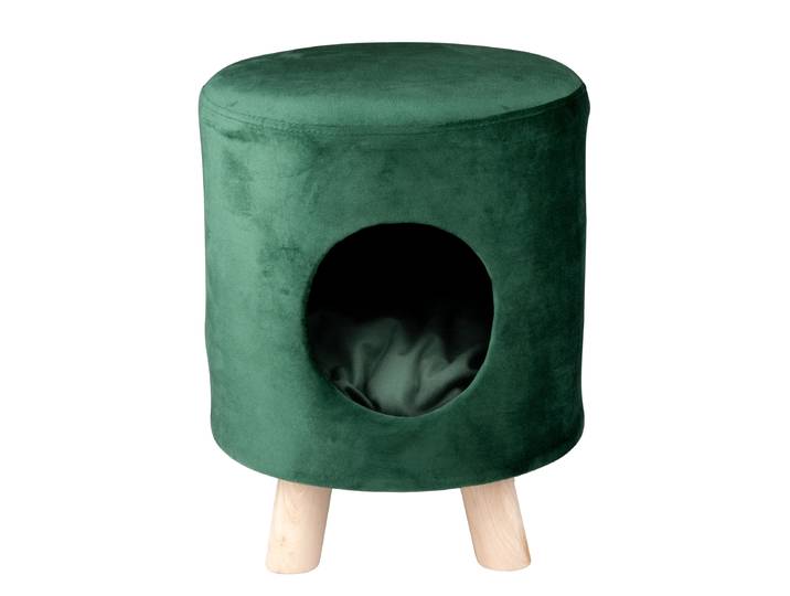 Katzenbett Höhle 33 x 44 cm grün