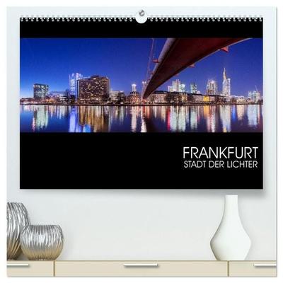Frankfurt (hochwertiger Premium Wandkalender 2027 DIN A2 quer), Kunstdruck in Hochglanz