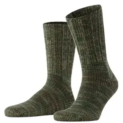 Falke Brooklyn Sock Grün/Braun Ökologische Baumwolle Gr 39/42 Herren