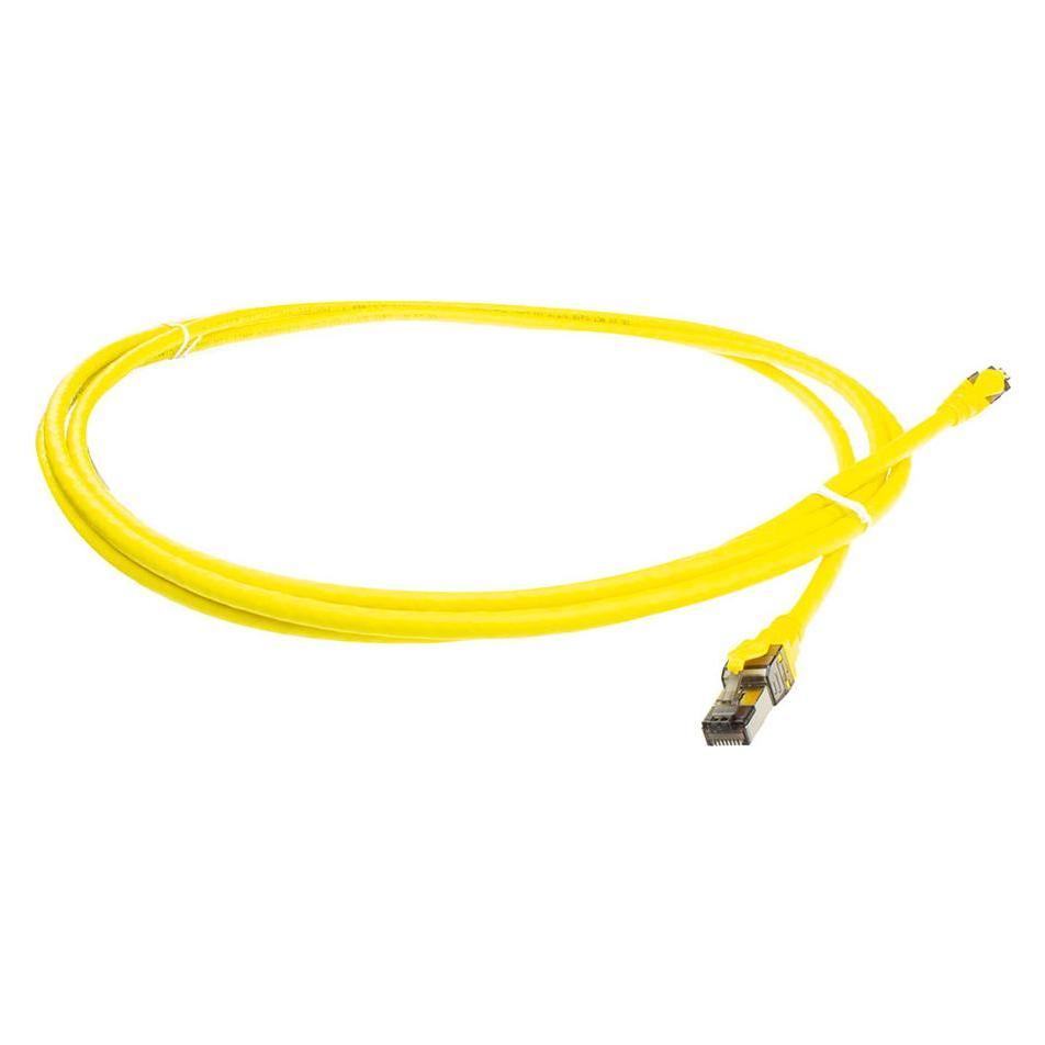 ACT Yellow 5 meter SFTP CAT8 patch cable snagless with RJ45 connectors (S/FTP, CAT8.1, 5 m) (FB8005)
