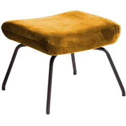 HOCKER LOTTE Gelb Velvet