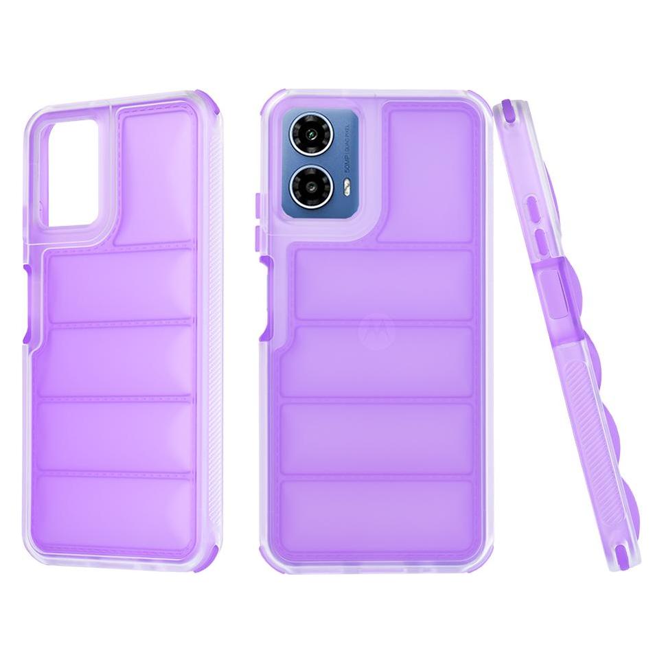 Techsuit - Wave Shield - Motorola Moto G34 / Moto G45 - Violet (Motorola Moto G34) (56353985)