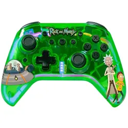 Blade Controller Rick und Morty wireless Switch (PC, Switch, Switch Lite), Gaming Controller, Grün
