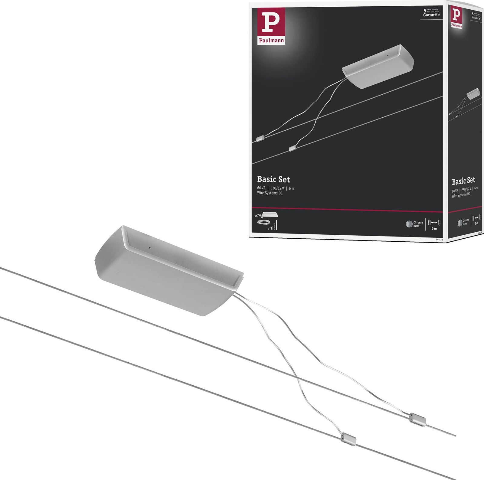 Paulmann CorDuo basisset voor touwsysteem