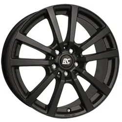 RC Design Rc25 Black Clear Matt 8x18 ET 56.4 5X127 Alufelge Schwarz