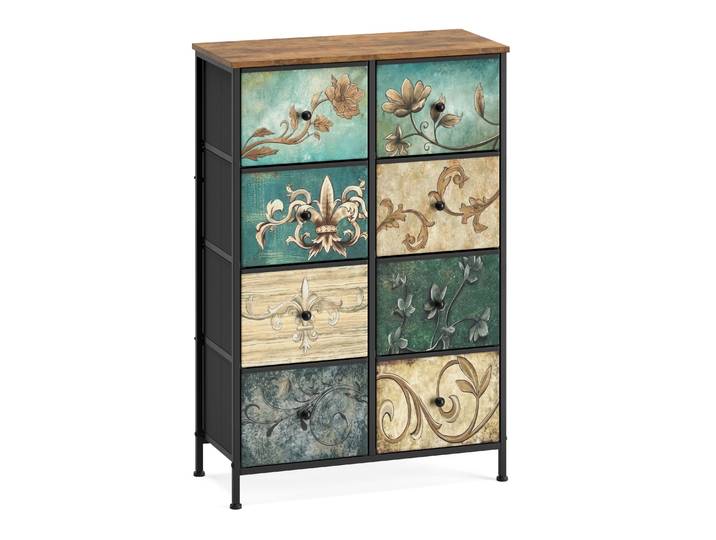 Kommode Vintage FIORELLA 8 Schubladen 67 x 100 cm