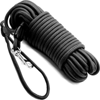 Uplift Treasures Durable Long Pet Training Tow Rope black 10m