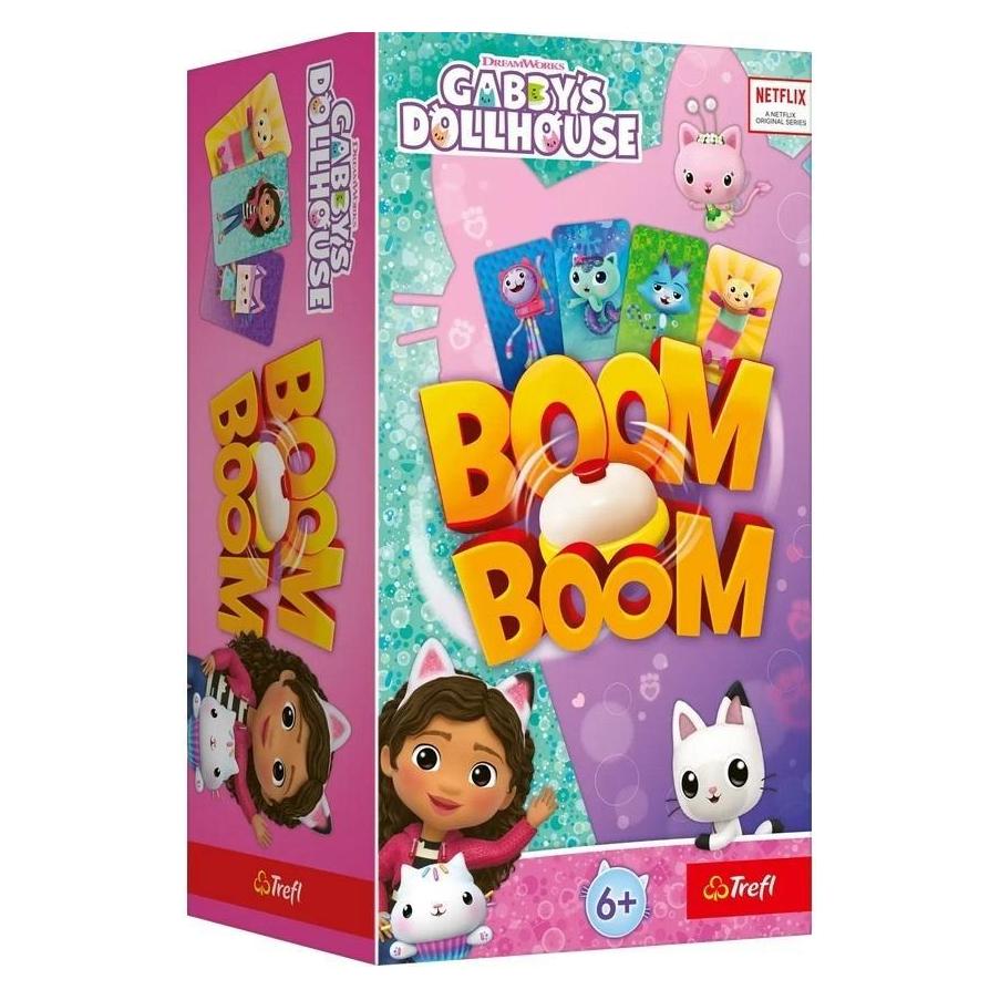 Trefl Gabbys Puppenhaus-Boom-Boom-Spiel (1 - 4 Spieler) (02548)