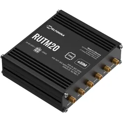 Teltonika RUTM20 (Global, EU PSU), Router, Schwarz