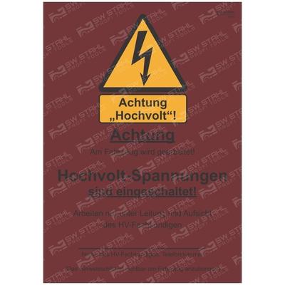 SWSTAHL Warnschild 07336l
